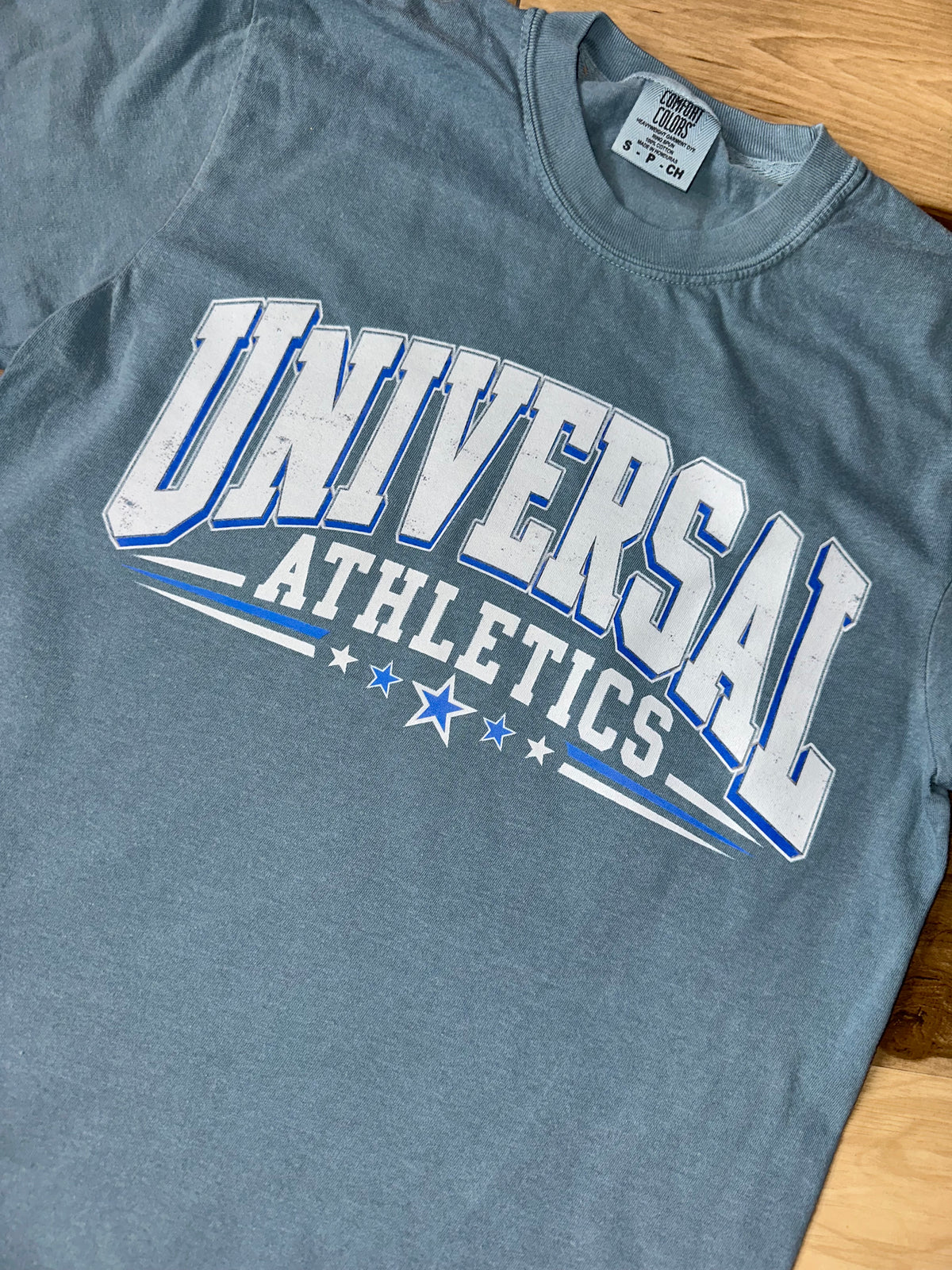 UA Comfort Colors White/Blue Stars