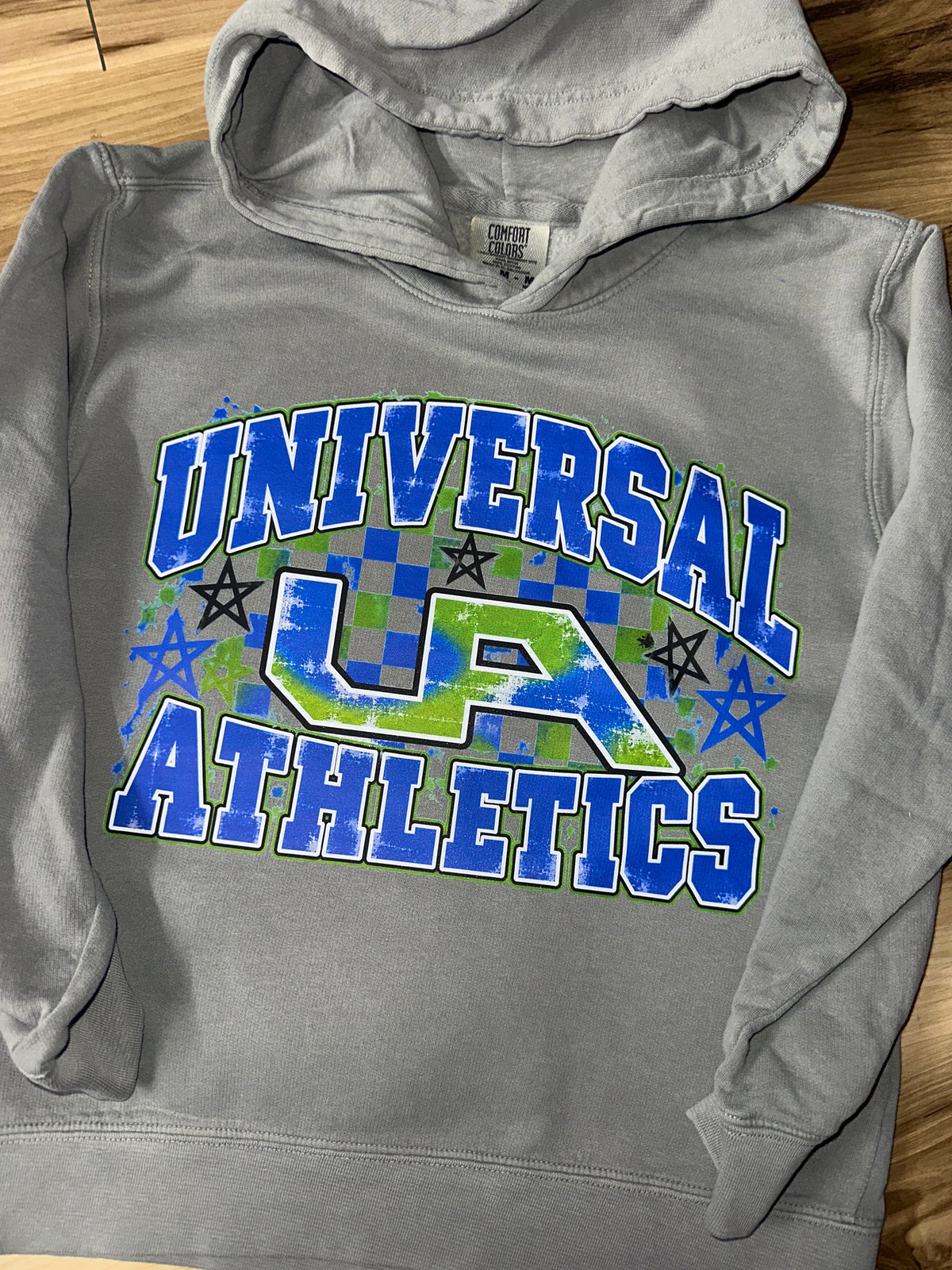 UA Comfort Color Hoodie Checkered
