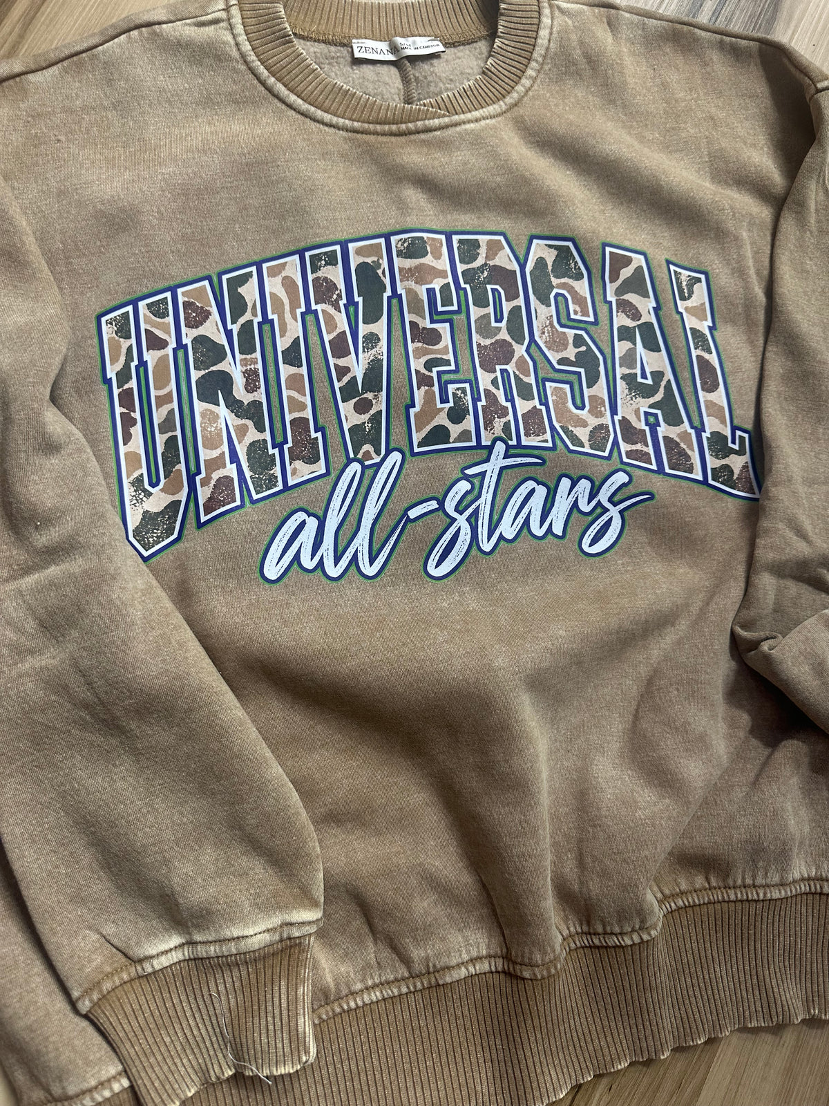 UA Zenana Camo Universal Crew