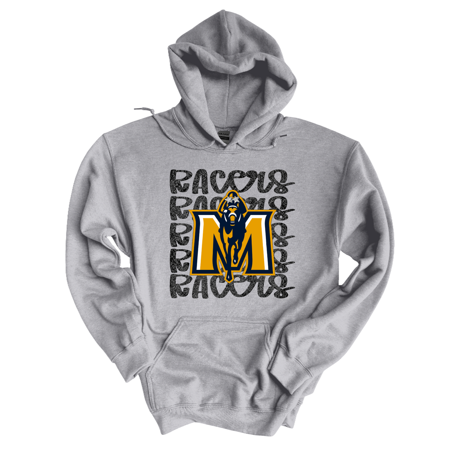 Racers Sport Grey Hoodie