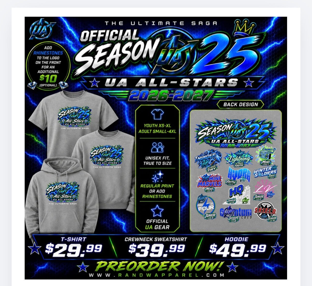UA Season 25 Team Tee