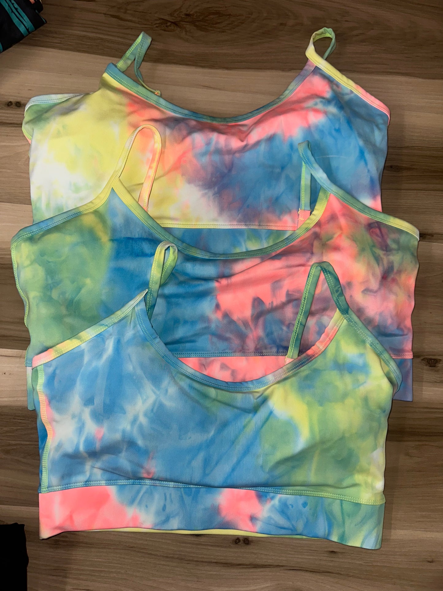 Plus Size Tie Dye SwimSuit Top