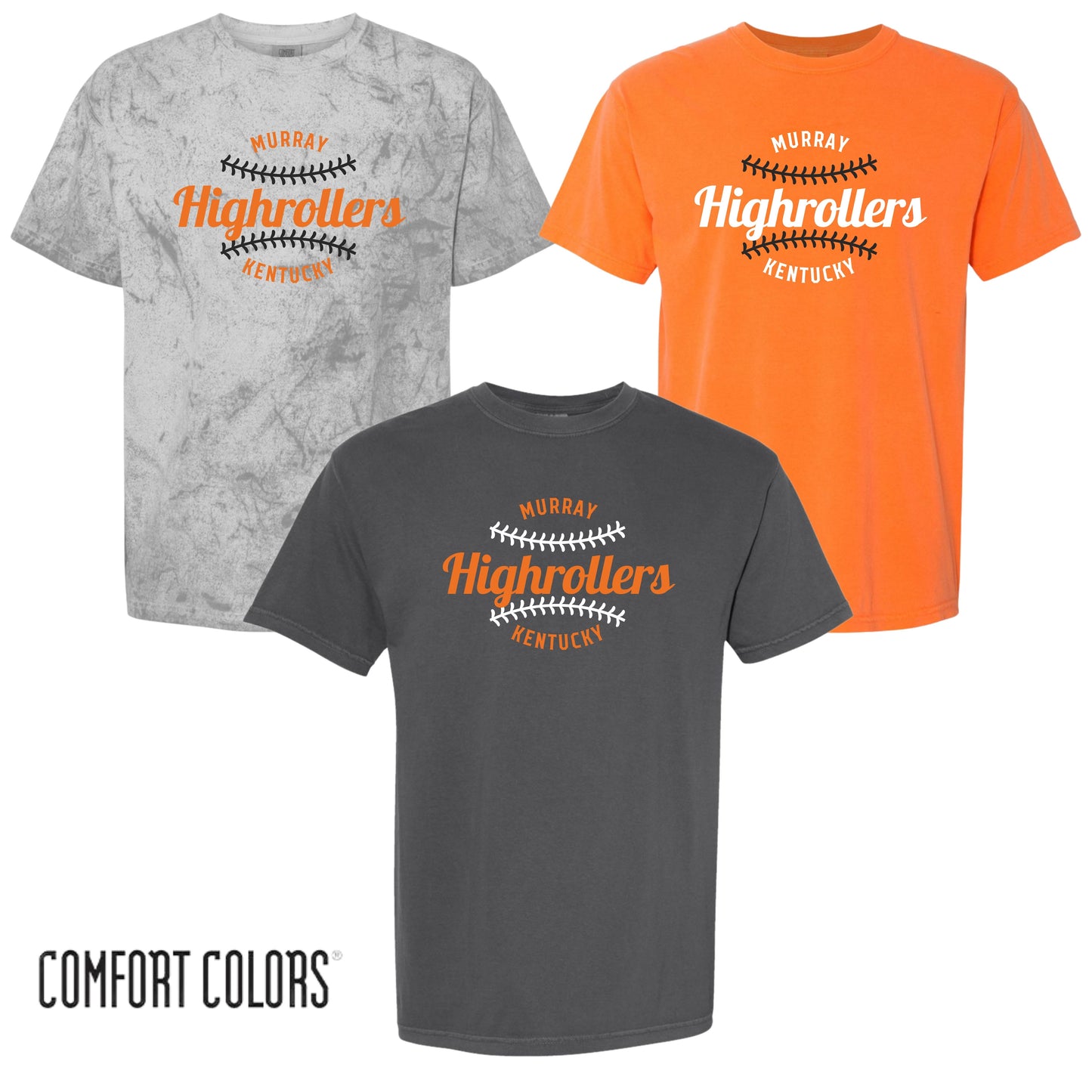 Murray High Rollers Comfort Colors Logo Tee