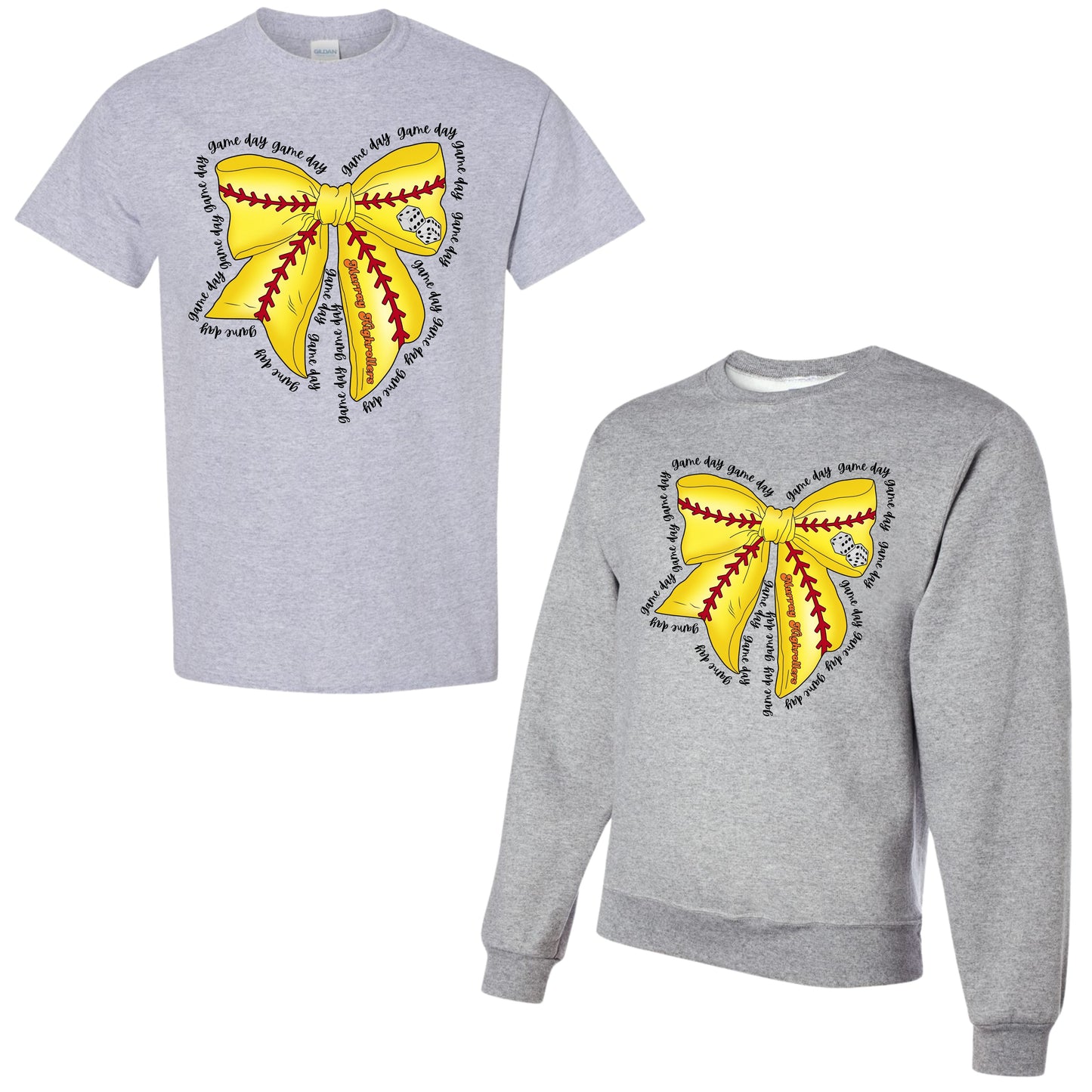 High Rollers Youth/Adult Tee-Hoodie-Crewneck Bows