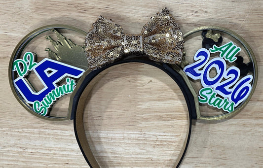 UA 2026 3D Summit Disney Ears PreOrder 2/28 (BOW & EARS ONLY)