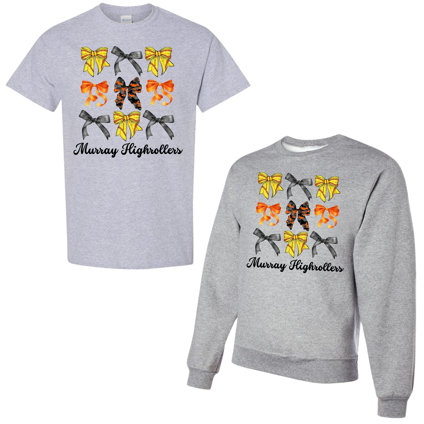 High Rollers Youth/Adult Tee-Hoodie-Crewneck Bows