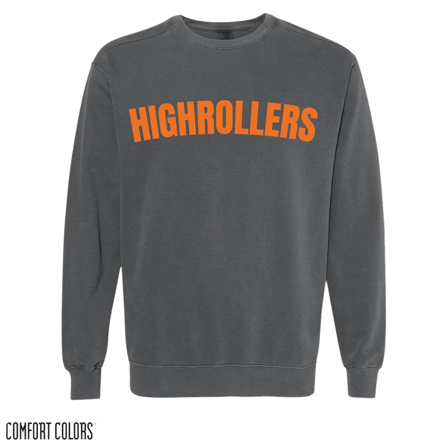 Highrollers Comfort Colors Dark Grey Crewneck