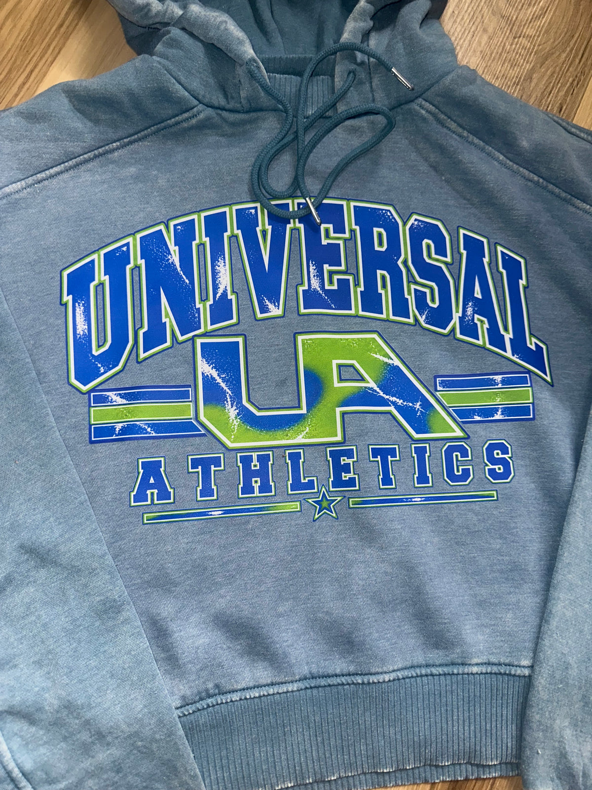 UA Mineral Wash Crop Hoodie