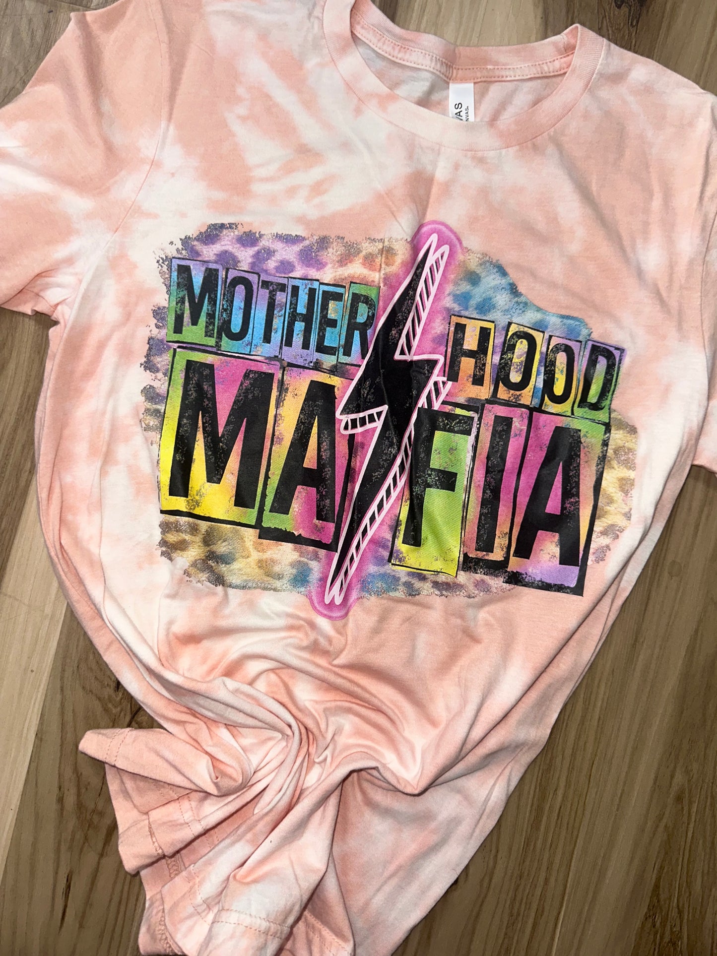 Motherhood Mafia Bleached Tee