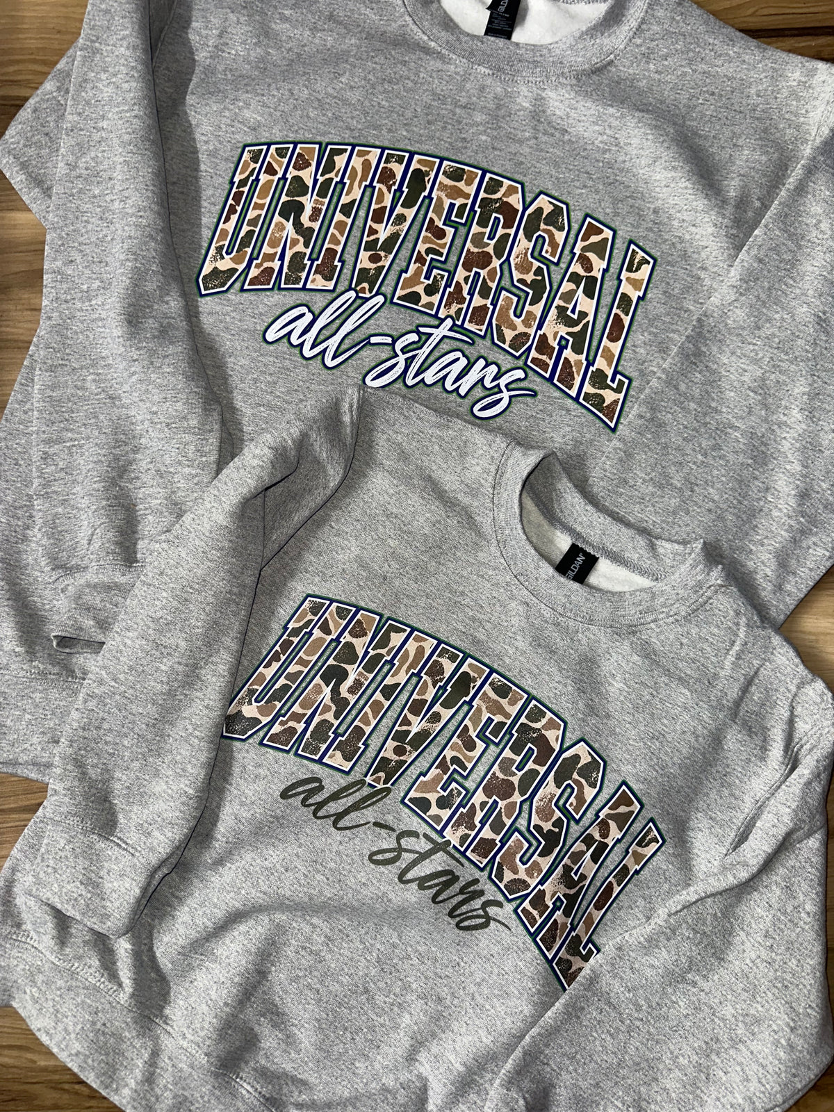 UA Camo Crew/Hoodie