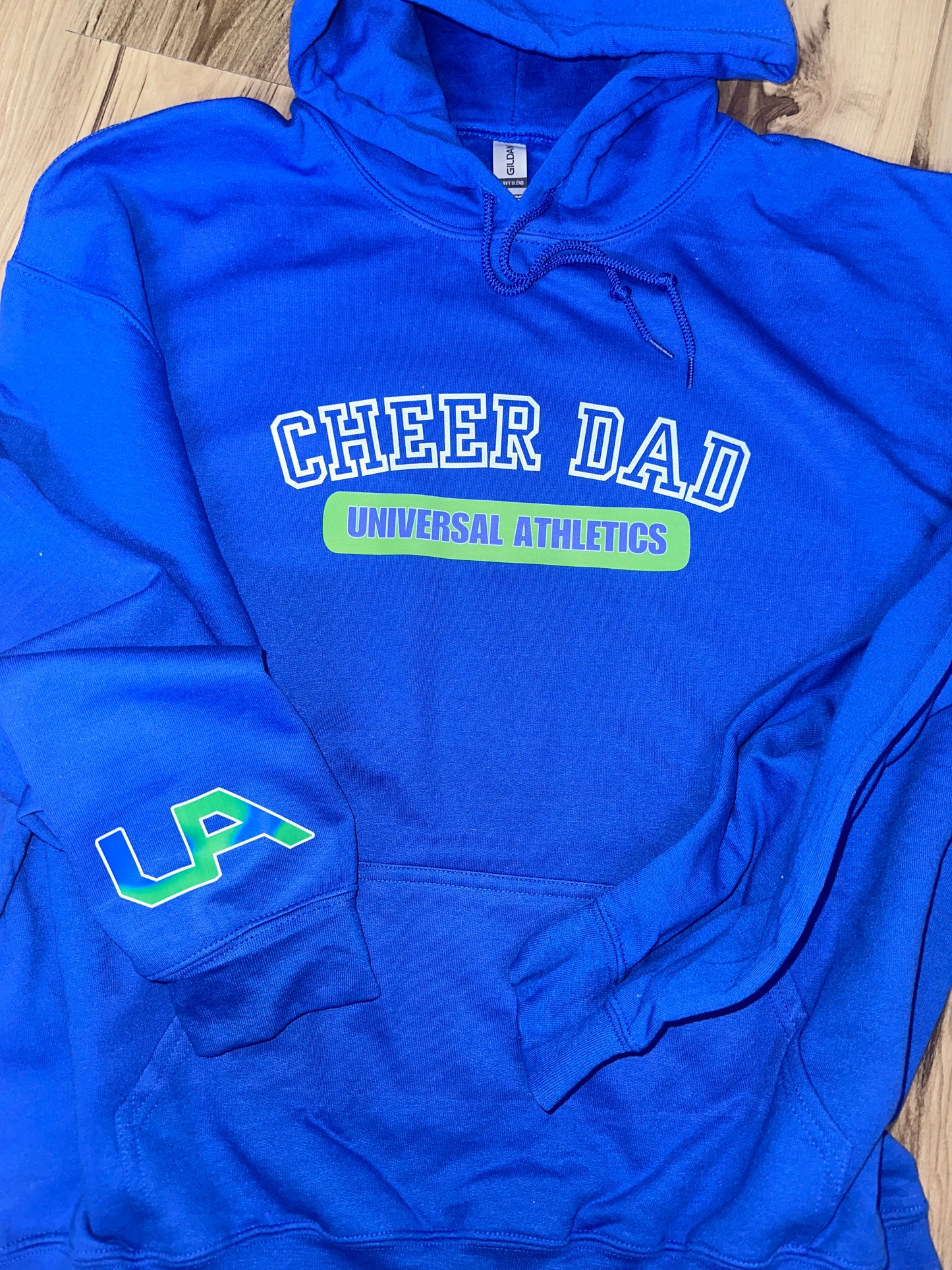 UA Grey Cheer Dad Hoodie (Royal)