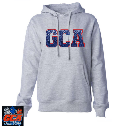 GCA Grey Faux Sequin Hoodie