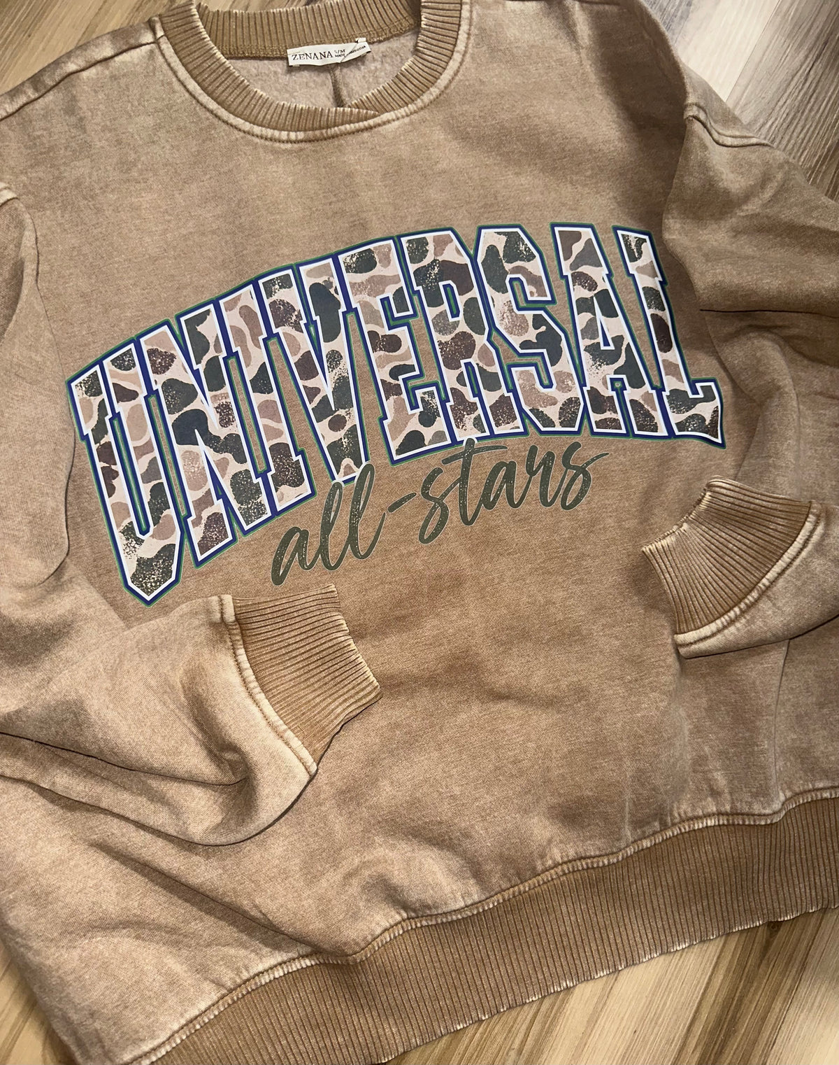 UA Zenana Camo Universal Crew