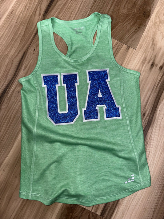 Youth UA Green Tank Patch