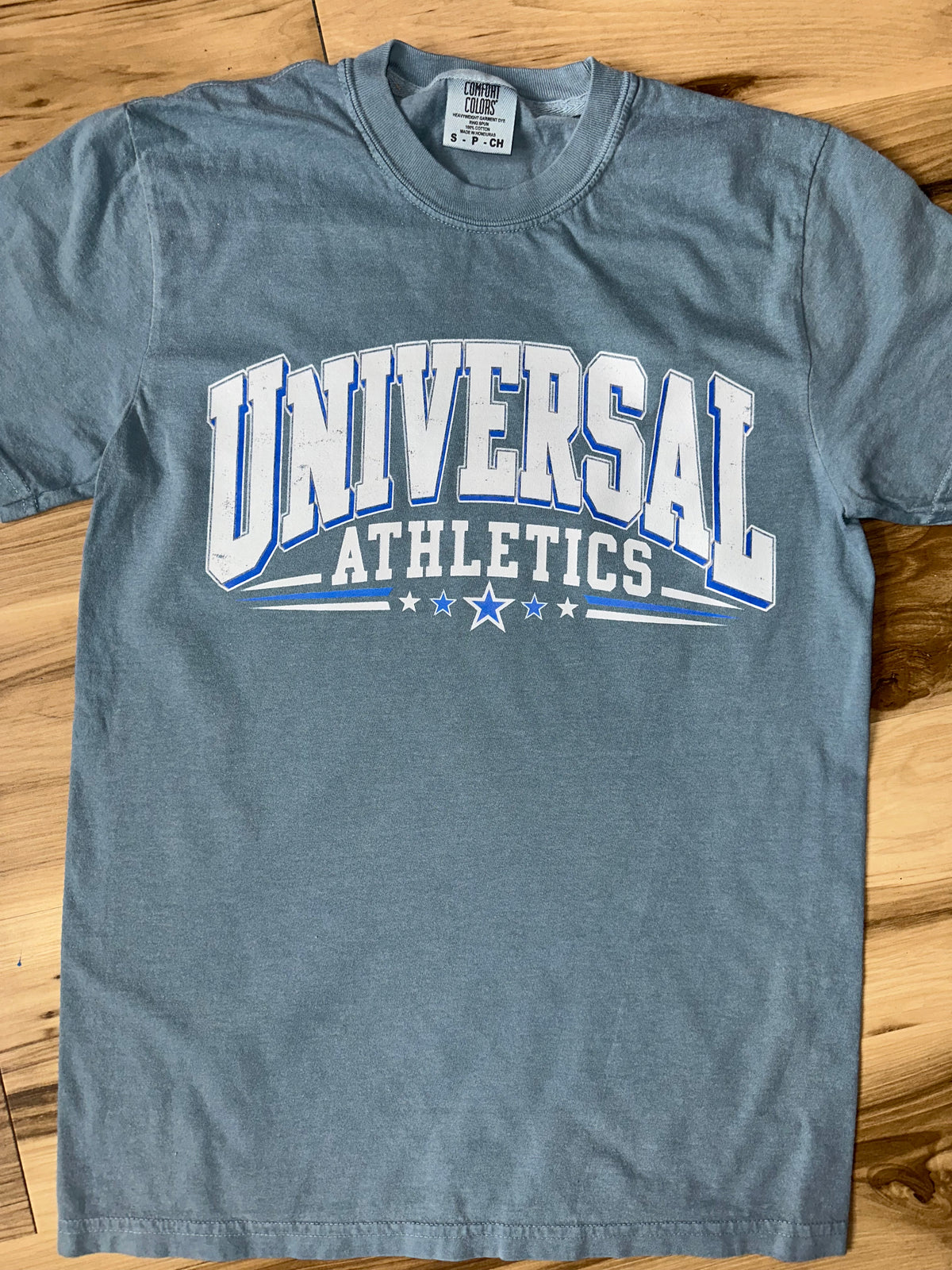 UA Comfort Colors White/Blue Stars