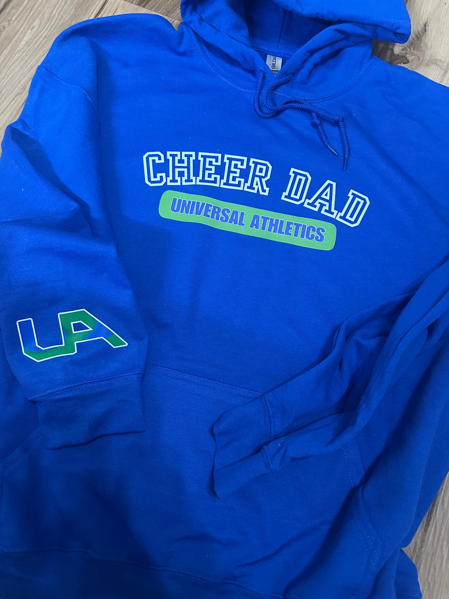 UA Grey Cheer Dad Hoodie (Royal)