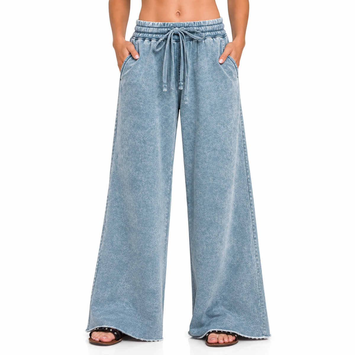 Mineral Wash Palazzo Pant Preorder Closing 10/2