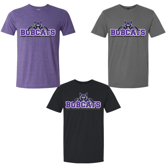 TVAH Bobcats Logo T Shirt Pre Order ends 3/13