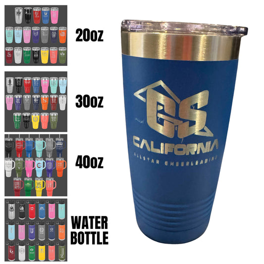 Cali Storm ETCHED TUMBLERS