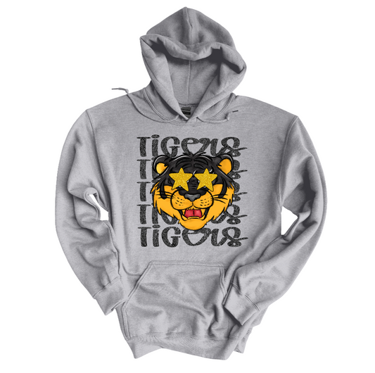 Tigers Sport Grey Hoodie