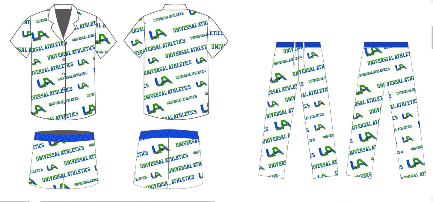 Universal Athletics Silk Pajamas