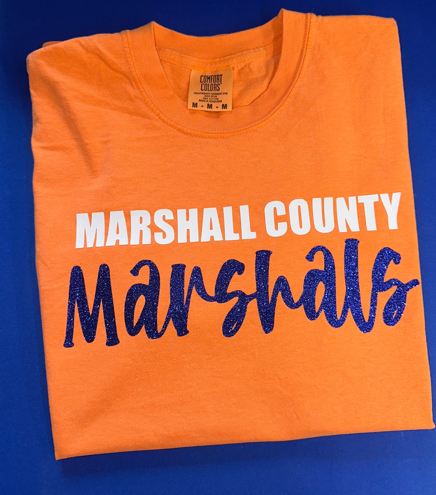 Marshals Glitter Comfort Color Tee